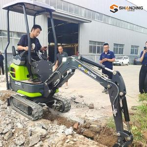 Livraison gratuite Nouvelle mini-excavatrice hydraulique 1,2 tonne, mini-excavatrice-pelleteuse 3 tonnes, prix mini-excavatrice durable, petite mini-excavatrice - Product Image 2