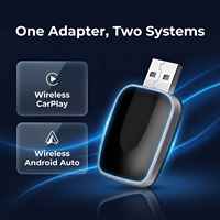 Adaptateur sans fil CarPlay Android Auto C682c 2 en 1, clé USB Plug and Play pour iPhone Android, CarPlay filaire pour modèles de voitures