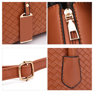 Nouvel Arrivage – Ensemble 6 Pièces Tissé pour Femme : Sac Téléphone, Sac à Main Durable, Portefeuille, Sac Décontracté pour Maman, Utilisation Quotidienne pour iPhone 15 Pro Max