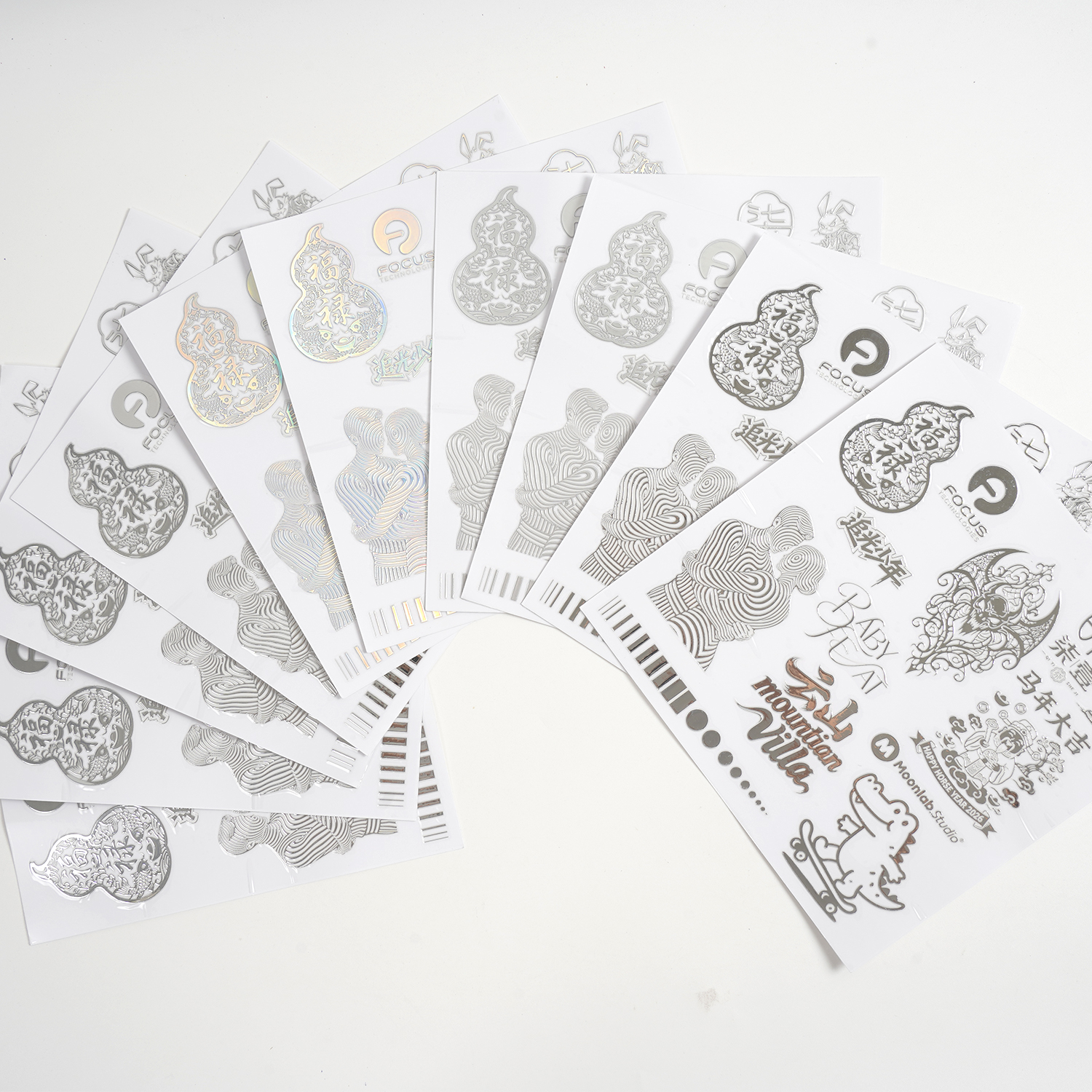 Wholesale Price Custom Printed Laser Printing Product Packaging Barcode Transfering Personalized Decorative Label