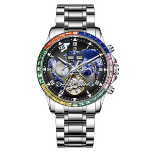 Nuevo Reloj Mecánico de Marca para Hombre con Visualización de Año y Mes, Esfera Grande de 44 mm, Relojes Automáticos, Montres Mécaniques De Luxe - Product Image 5