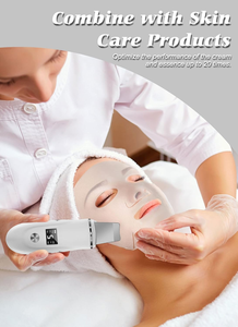 Appareil de nettoyage de la peau à micro-courant <span class=keywords><strong>4</strong></span> en 1, spatule pour le visage, extracteur de points noirs, extracteur de pores, outil de soin de la peau pour un nettoyage en profondeur du visage - Product Image 4