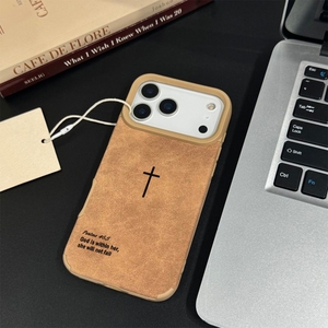 Funda de Teléfono Móvil con Textura de Piel de Oveja y Cruz Inglesa Vintage para <span class=keywords><strong>iPhone</strong></span> 16 15 17 Air Pro Max, Carcasa Trasera de TPU - Product Image 6