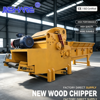 Broyeur à bois haute efficacité 8-12T/H 55kw pour bûches et branches |   Déchiqueteur industriel à biomasse de grande capacité