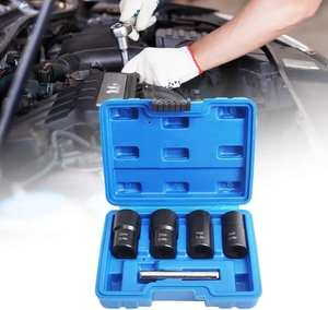 5 miếng 1/2 "bị hư hỏng hạt loại bỏ Twist ổ cắm thiết lập extractor Remover Splitter tác động ổ cắm công cụ thiết lập - Product Image 5