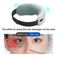 Masseur oculaire à compression d'air BISD avec chaleur et musique, masque anti-fatigue pour les yeux, soulagement des maux de tête, Bluetooth rechargeable 1200mAh Type-C