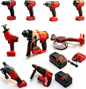 Kit combiné d'outils électriques sans fil MWK, sans balais, 20V Lithium-Ion : Perceuse, Visseuse à chocs, Scie sauteuse, Meuleuse d'angle, Clé à chocs - Product Image 1