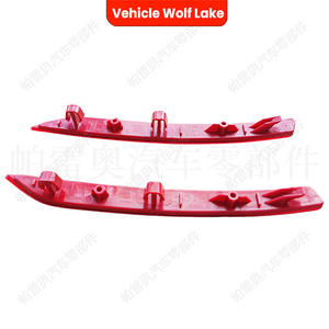 Reflector de parachoques trasero Vehicle Wolf Lake para BMW F35 LCI 2015-2018, lente LED de forma plana roja - Product Image 3