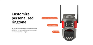 Cámara Domo PTZ Exclusiva Transfronteriza con Doble Lente, Monitor IA, Visión Nocturna HD, Alarma Remota <span class=keywords><strong>de</strong></span> <span class=keywords><strong>Humo</strong></span>/Incendio, Micrófono Integrado y Sensor CMOS IP - Product Image 3