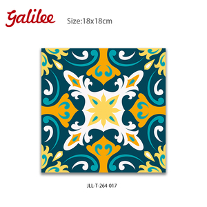 Sous-<span class=keywords><strong>plat</strong></span> carré en céramique à motif classique italien 18x18cm, épaisseur 10mm, écologique, isolant 3D en relief - Product Image 2