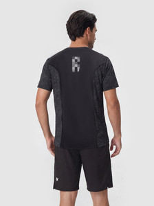 Customized Comfort Athletic 4 Way <b>Stretch</b> Moisture Wicking T Shirt Workout Slim Fit Plain Polyester Elastane T-Shirt <b>Men</b> - Product Image 4