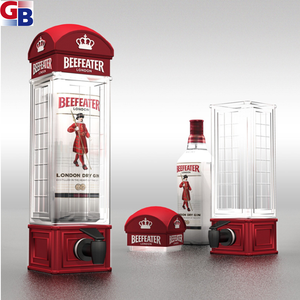 GB Hot BTDNO.10071 Dispensador de torre de cerveza creativo de gran venta en forma de cabina telefónica - Product Image 5