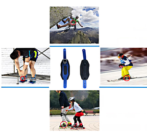Sangle de fixation pleine longueur avec boucles en plastique ou en métal de 18 cm à 50 cm pour accessoires de fixation de skateboard et de snowboard <span class=keywords><strong>Freestyle</strong></span> - Product Image 4