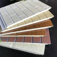 Paneles Sándwich Aislantes Metálicos para Exteriores, Paneles para Paredes, Revestimiento de Paredes Exteriores, Materiales de Construcción para Viviendas