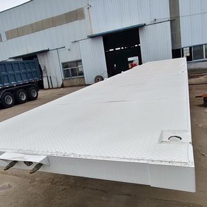 Semi-remorque plateau neuve à <span class=keywords><strong>prix</strong></span> d'usine, 3 essieux, 20 pieds, 40 pieds, pour <span class=keywords><strong>transport</strong></span> de conteneurs, avec verrous de conteneur - Product Image 2