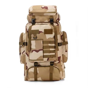 Mochila Táctica de Camuflaje de 80L, Sistema Impermeable, Informal, Deportiva, de Viaje, con Cremallera, de Poliéster, para Senderismo, Trekking y Actividades al Aire Libre - Product Image 6