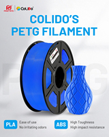 Filament PETG CoLiDo pour imprimantes 3D, haute résistance, 1,75 mm, filament PETG transparent, expédié directement depuis l'entrepôt d'outre-mer