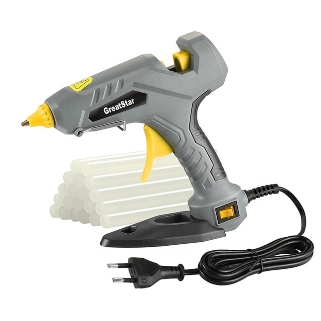GreatStar Art Craft Mine Size Hot Melt Glue Gun Quick Heating 60W Hot Glue Gun With 20 Glue Sticks for Home DIY Art and Repair