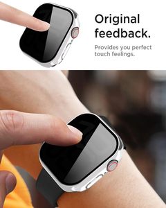 Étui de protection tout autour avec protection d'écran en verre trempé, anti-espion, pour montre intelligente, <span class=keywords><strong>coque</strong></span> de protection pour iWatch série 10/11 - Product Image 5