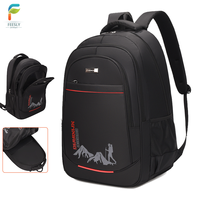 Sac à dos de grande capacité pour ordinateur portable multifonction Polyester Fashion Waterproof Storage Case Shoulder Bag for School