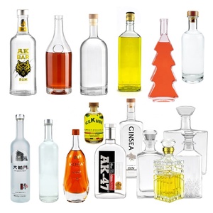 Bouteille de vin personnalisée en verre de luxe de 750 ml avec bouchon pour whisky et <span class=keywords><strong>vodka</strong></span> en gros - Product Image 6