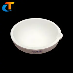 Quartz Ceramic Crucible Bowl Melting Pot Quartz Ceramic Crucible Bowl For Melting / Fused Silica Melting Dish