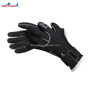 <span class=keywords><strong>Gants</strong></span> de <span class=keywords><strong>plongée</strong></span> sous-marine DIVE&SAIL en néoprène extensible 3 mm, super élastiques, protection UV, imperméables, doigts entiers - Product Image 5