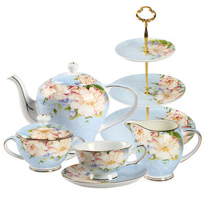 Juego <span class=keywords><strong>de</strong></span> taza y platillo <span class=keywords><strong>de</strong></span> barra <span class=keywords><strong>de</strong></span> azúcar <span class=keywords><strong>de</strong></span> tarro <span class=keywords><strong>de</strong></span> leche <span class=keywords><strong>de</strong></span> tetera grande <span class=keywords><strong>de</strong></span> China <span class=keywords><strong>de</strong></span> hueso fino azul con precio competitivo - Product Image 2