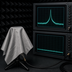 Tissu conducteur de blindage électromagnétique, tissu tissé bloquant les signaux pour les applications d'encastrement d'appareils et d'équipements CEM - Product Image 1