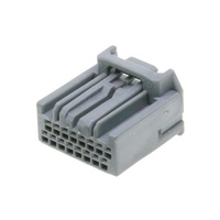 Conector automotriz de plástico eléctrico, conector automático de arnés de cables macho y hembra, 2 unidades