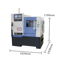 Tour CNC à lit plat de haute précision, petite machine à usiner CNC, outils Torno HT3 avec commande GSK pour le métal