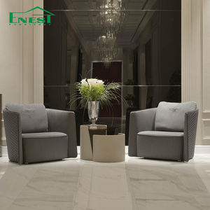 Poltrona Singola in Velluto di Lusso Italiano, Sedie Moderne per <span class=keywords><strong>Soggiorno</strong></span> con Braccioli, Set di Mobili di Alta Gamma per Villa - Product Image 1