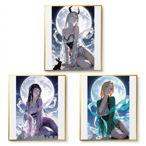 ขายส่ง แผ่นอะคริลิคตกแต่งลายอนิเมะนินจาวาอิฟู A6 300 แบบ กล่องสุ่ม ของตกแต่งโต๊ะทำงาน ของเล่นขายปลีก - Product Image 4