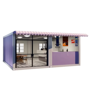 This Tiny Container House Is <b>a</b> Versatile Living Unit Featuring <b>a</b> Customized Interior with <b>a</b> Full <b>Kitchen</b> and Bathroom - Product Image 2