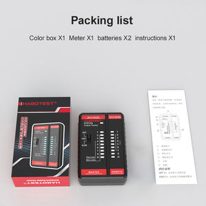 HABOTEST HT812A Testador de Continuidade de Rede e Cabo Telefônico de Alta Precisão com Suporte Personalizável - Product Image 5