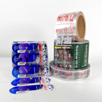 Etiquetas Personalizadas para Botellas de Bebidas, Resistentes al Agua y a Desgarros, Transparentes con Lámina Dorada, Coloridas y Brillantes en Rollo, para Agua Mineral