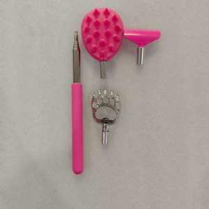 Teleskop-Rücken kratzer Abnehmbare Kratz köpfe Zurück Ltching Tragbarer ausziehbarer Teleskop-Rücken kratzer - Product Image 5