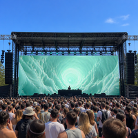 Pantalla LED de Alquiler para Exteriores P2.9 a Todo Color, 500x500mm, IP65 Impermeable, con Empalme sin Costuras, para Festivales de Música