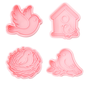 Chim của Tổ loạt 3D phim hoạt hình bánh quy khuôn tự làm đất sét hoạt hình in bánh quy Pigeon House Cookie cắt - Product Image 3