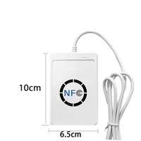 Nouveau Duplicateur de Cartes Plastiques ACR122U Lecteur de Décryptage RFID 13.56Mhz Enregistreur d'Étiquettes à Puce Intelligente NFC ISO14443 Clé USB Clonage