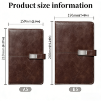 Carnet de notes classique en cuir de vachette vintage, toucher doux, pages vierges, reliure artisanale, papeterie intemporelle