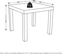 Modernes Bauernhaus Cabrio quadratischen Beistell tisch Wohnzimmer möbel Metall Eingangs tisch für den Heimgebrauch Couch tische