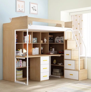 <span class=keywords><strong>Lit</strong></span> superposé en bois massif, nouveau design, <span class=keywords><strong>pour</strong></span> chambre d'enfant, école, maison, hôtel, auberge, adapté aux adolescents - Product Image 4