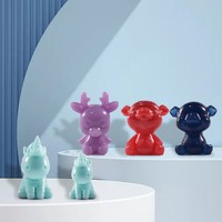 Moules en silicone 3D sur le thème des animaux et de la nature, 18 cm, pour résine, plâtre, slime, artisanat et décorations DIY, pour les 14 ans et plus