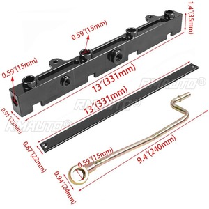 ชุดอุปกรณ์ดัดแปลงรางน้ำมันเชื้อเพลิงเทอร์โบชาร์จเจอร์สำหรับ Honda Civic RSXSi K20 K24 2.0/2.4L - Product Image 5
