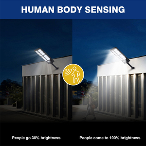 Farola <span class=keywords><strong>Solar</strong></span> de 2000w con Sensor de Movimiento, Ahorro de Energía, Impermeable IP65, Farola <span class=keywords><strong>Solar</strong></span> <span class=keywords><strong>LED</strong></span> de Alta Luminosidad, Lámparas Solares - Product Image 3