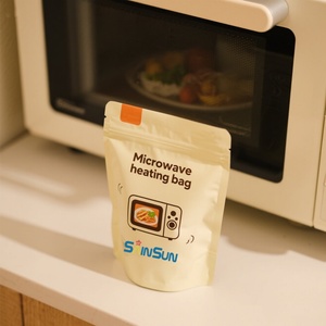 Bolsas de Embalaje de Alimentos Personalizadas para Microondas, Aptas para Uso Alimentario, Resistentes a Altas Temperaturas, para Cocción al Vapor, con Base para Cocinar - Product Image 5