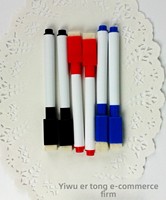 Cartes de pratique effaçables pour le traçage de lettres rouges avec stylo dédié ; Marqueur de tableau blanc rechargeable à base d'eau pour le dessin et la calligraphie