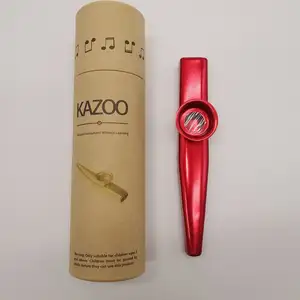 MKSUT-set di strumenti musicali giocattolo in legno per bambini kazoo per bambini