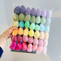 Éponge de maquillage professionnelle de haute qualité pour un maquillage rapide, éponge douce haute densité, vente en gros, logo de marque personnalisé, lot